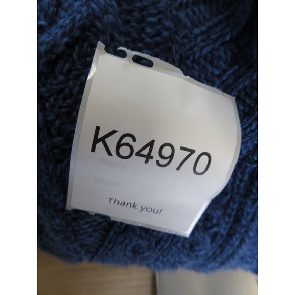 VINTAGE Inis Crafts Sweater Small Merino Wool Aran Cardigan Fisherman - Picture 9 of 9